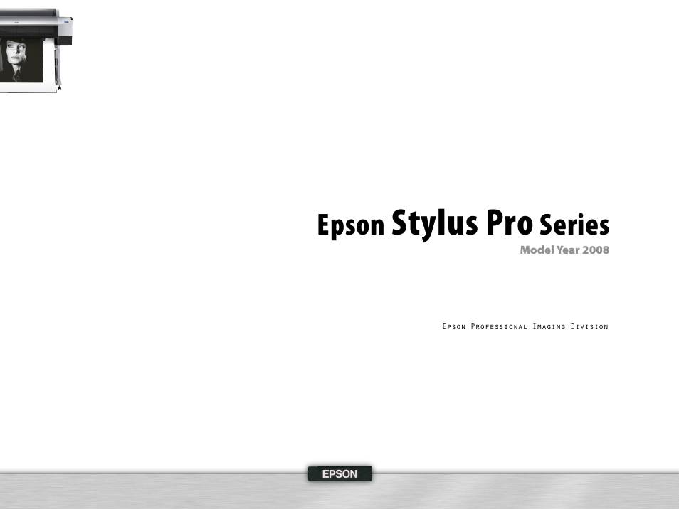 Stylus pro, Epson, Series | Epson 995 User Manual | Page 3 / 52