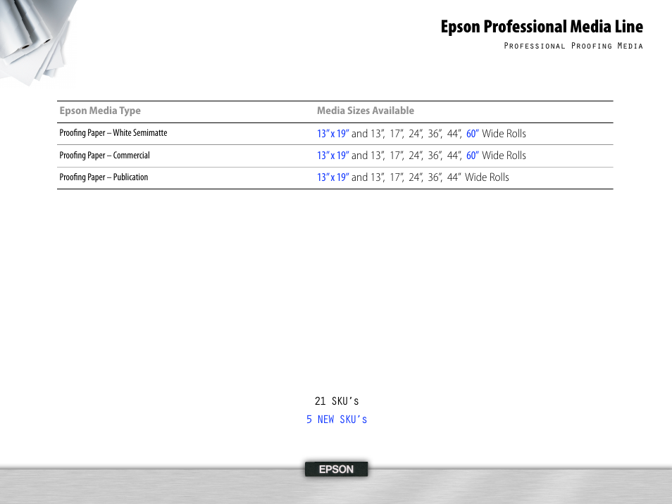 Epson professional media line | Epson 995 User Manual | Page 50 / 52