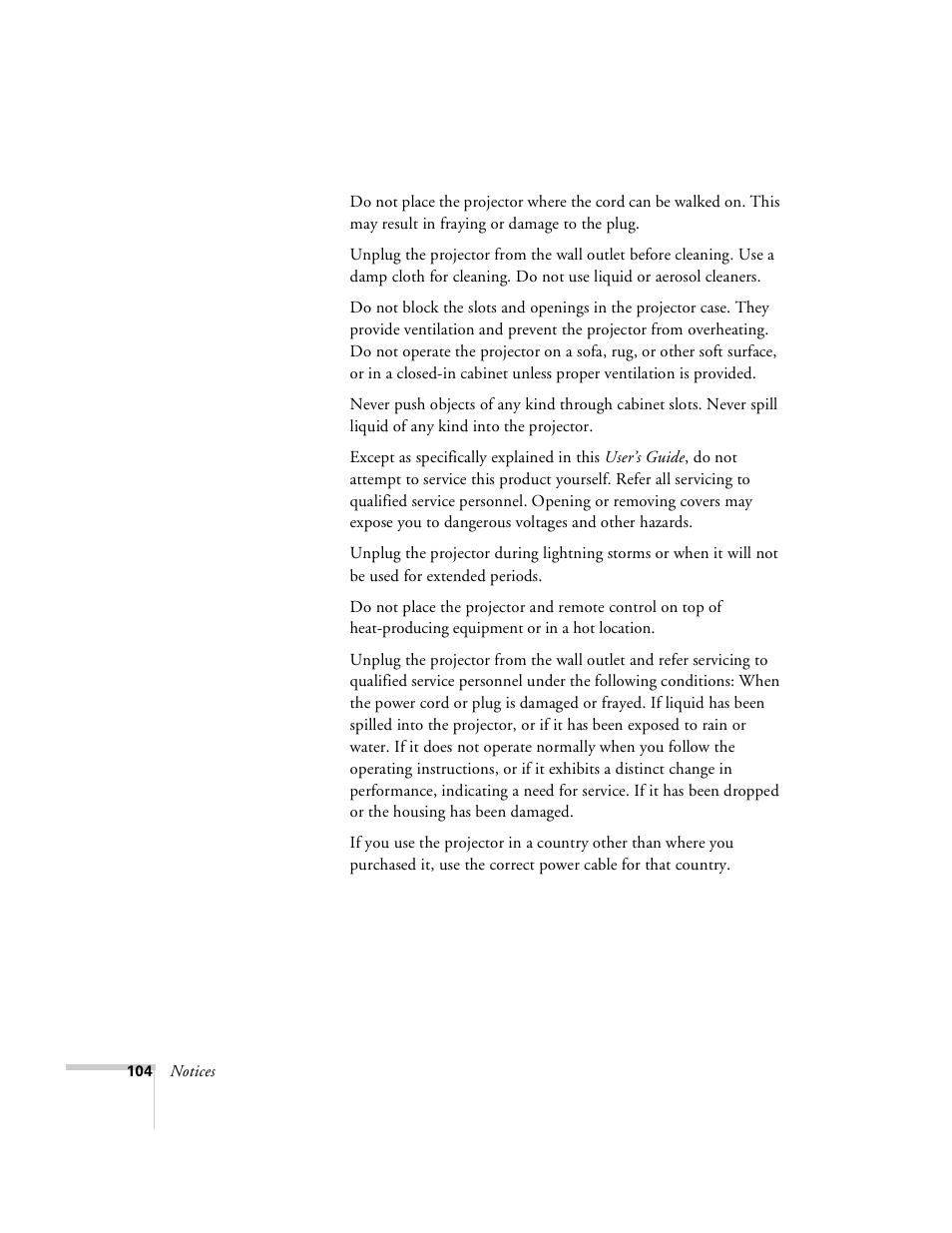Epson 8100i User Manual | Page 110 / 120