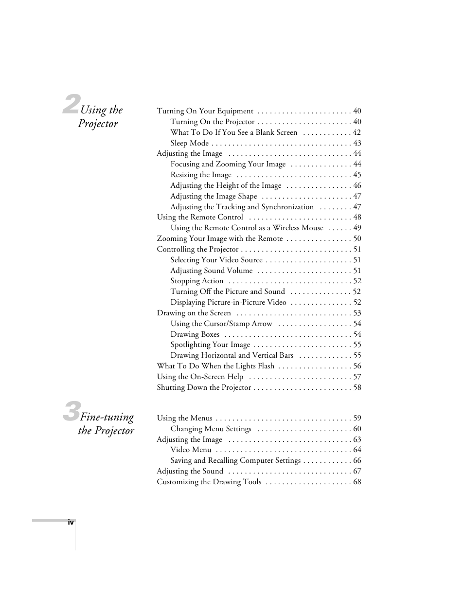 Epson 8100i User Manual | Page 4 / 120