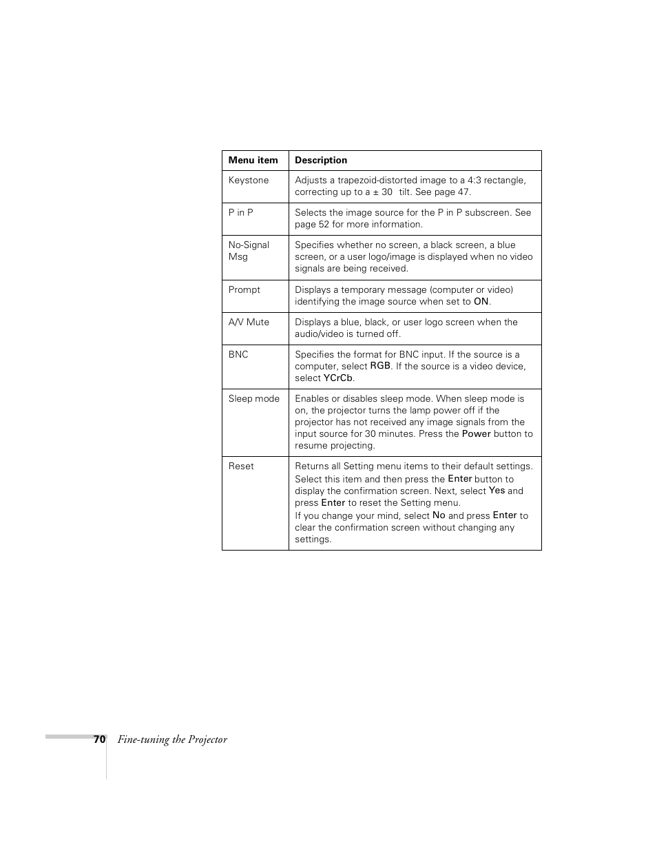 Epson 8100i User Manual | Page 76 / 120