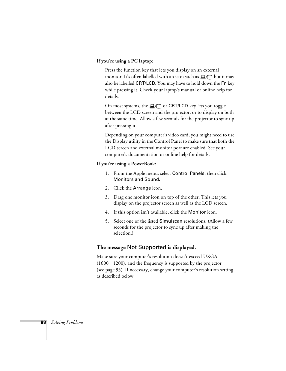 Epson 8100i User Manual | Page 94 / 120