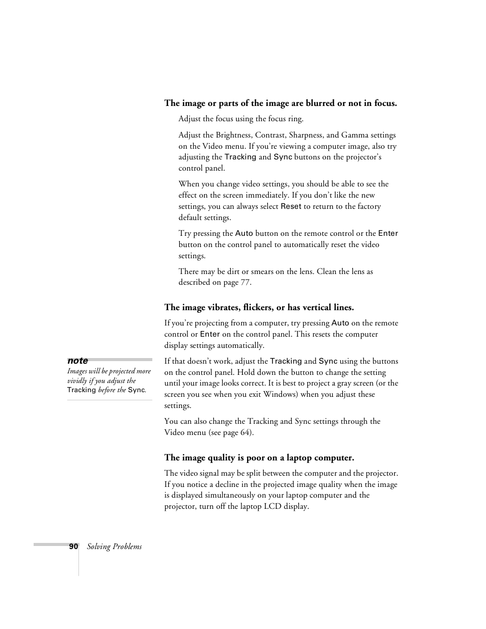 Epson 8100i User Manual | Page 96 / 120