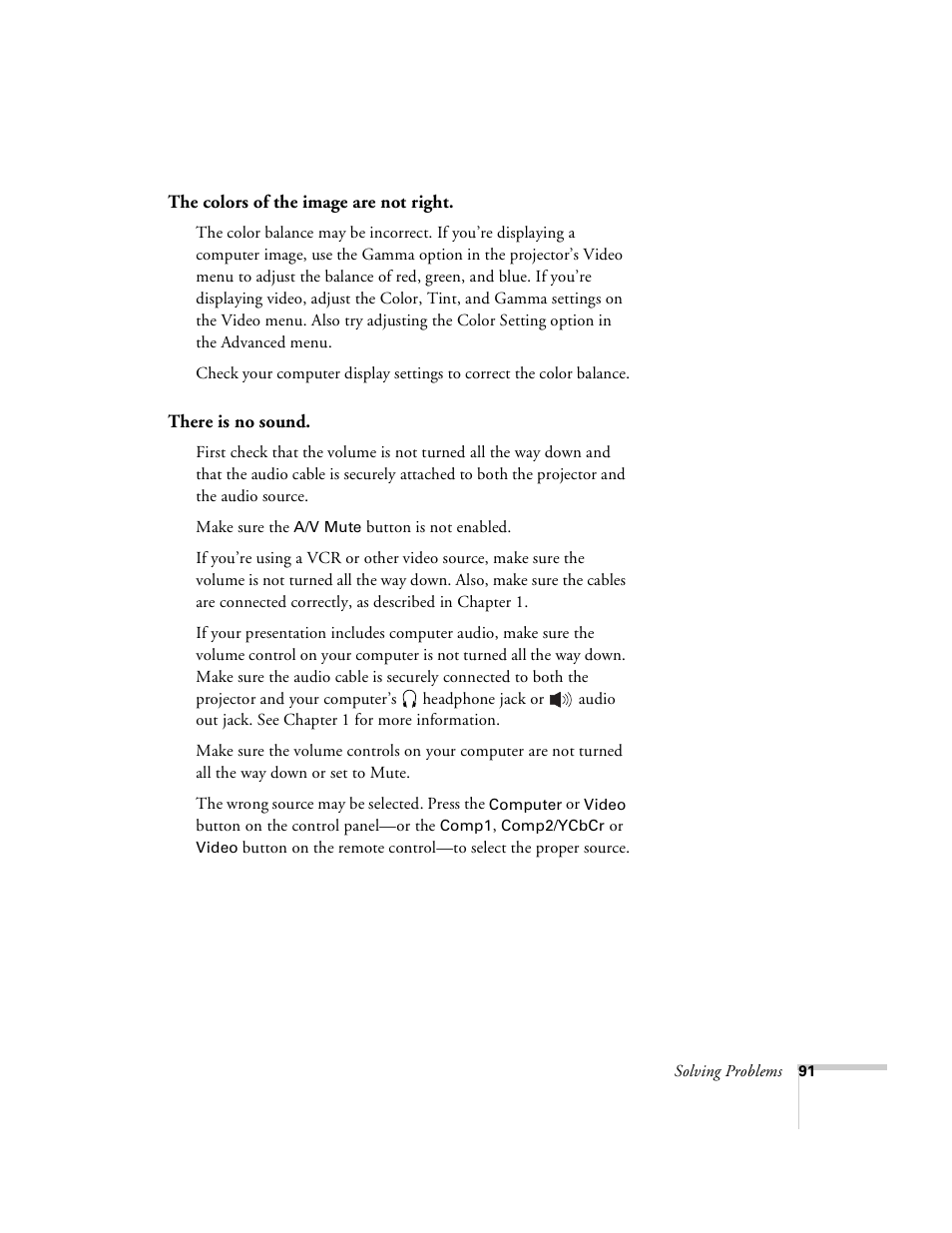 Epson 8100i User Manual | Page 97 / 120