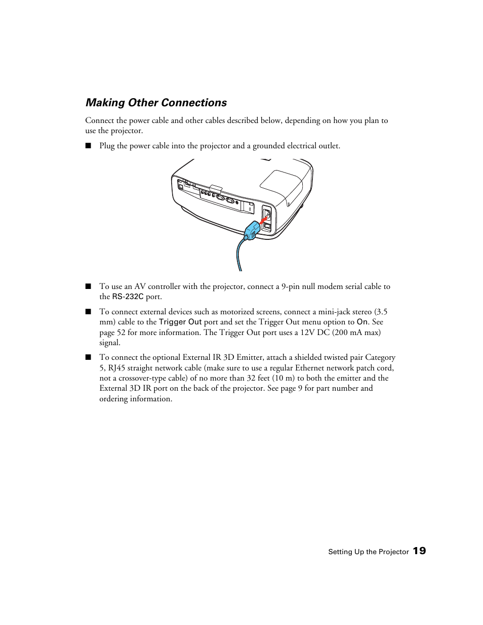 Making other connections | Epson POWERLITE 5010E User Manual | Page 19 / 86