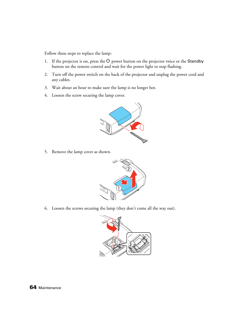 Epson POWERLITE 5010E User Manual | Page 64 / 86