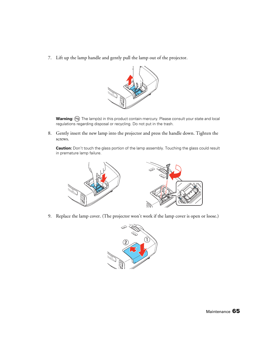 Epson POWERLITE 5010E User Manual | Page 65 / 86