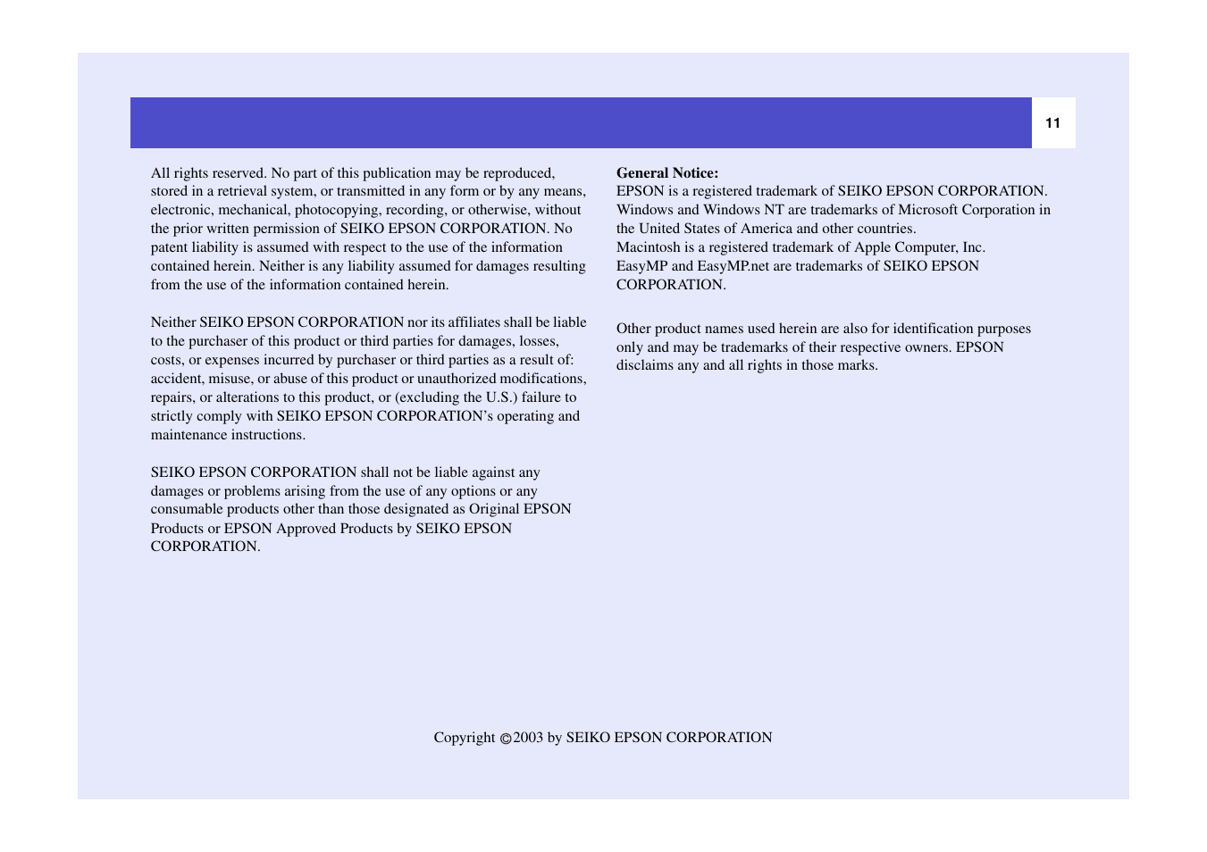 Epson EMP Monitor User Manual | Page 12 / 12