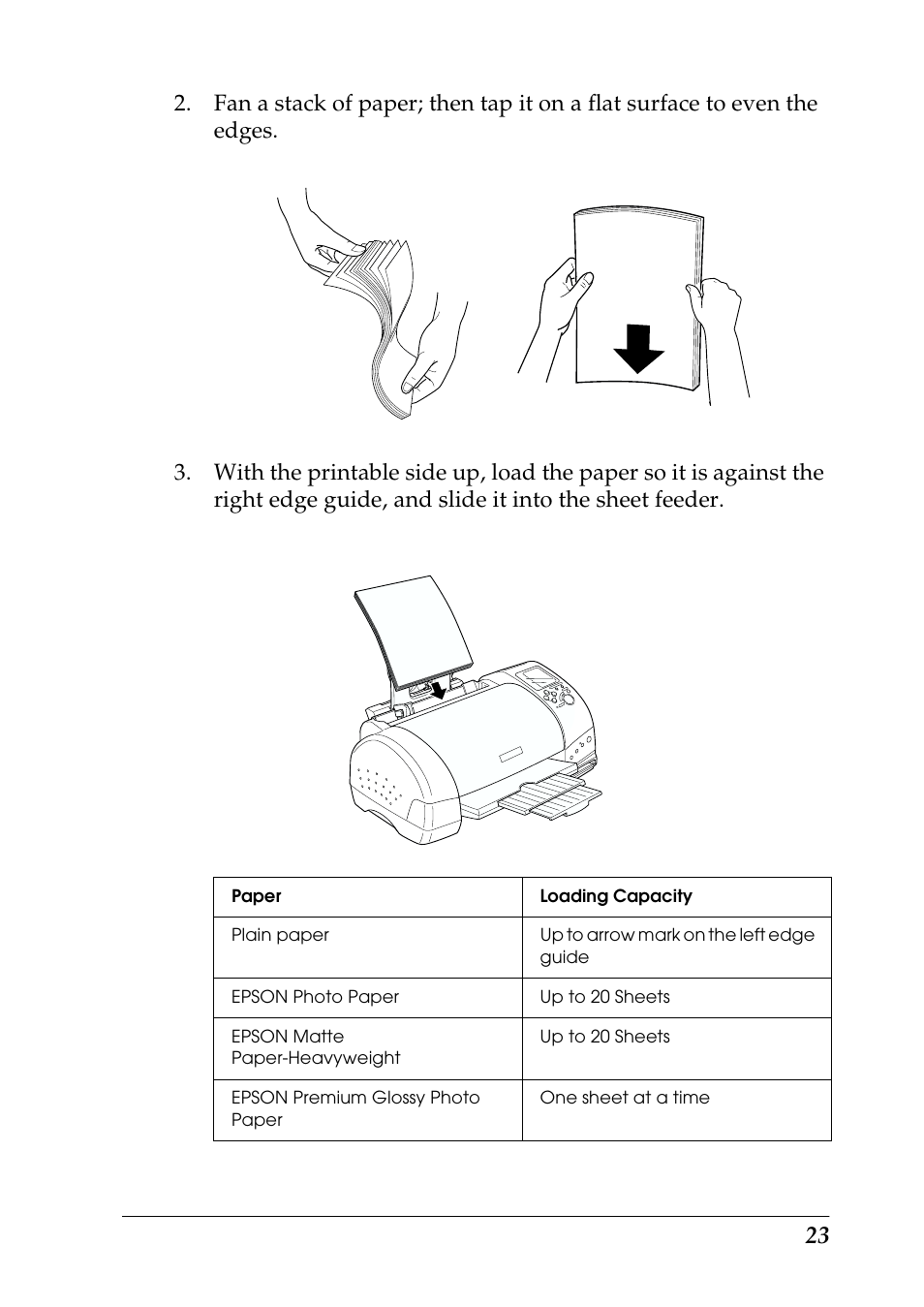 Epson 925 User Manual | Page 29 / 112