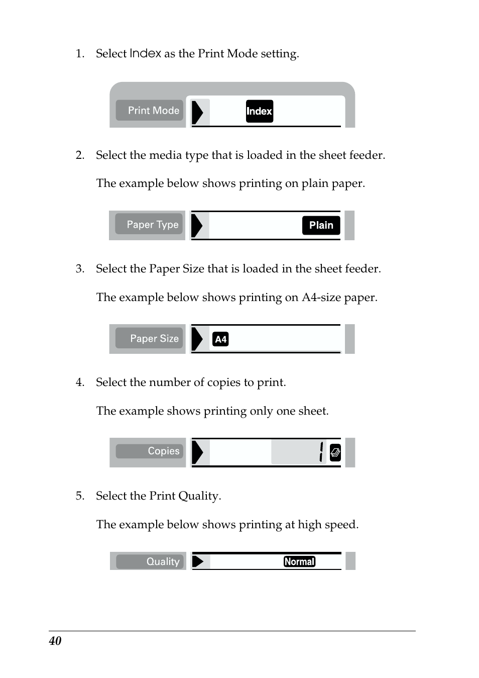 Epson 925 User Manual | Page 46 / 112