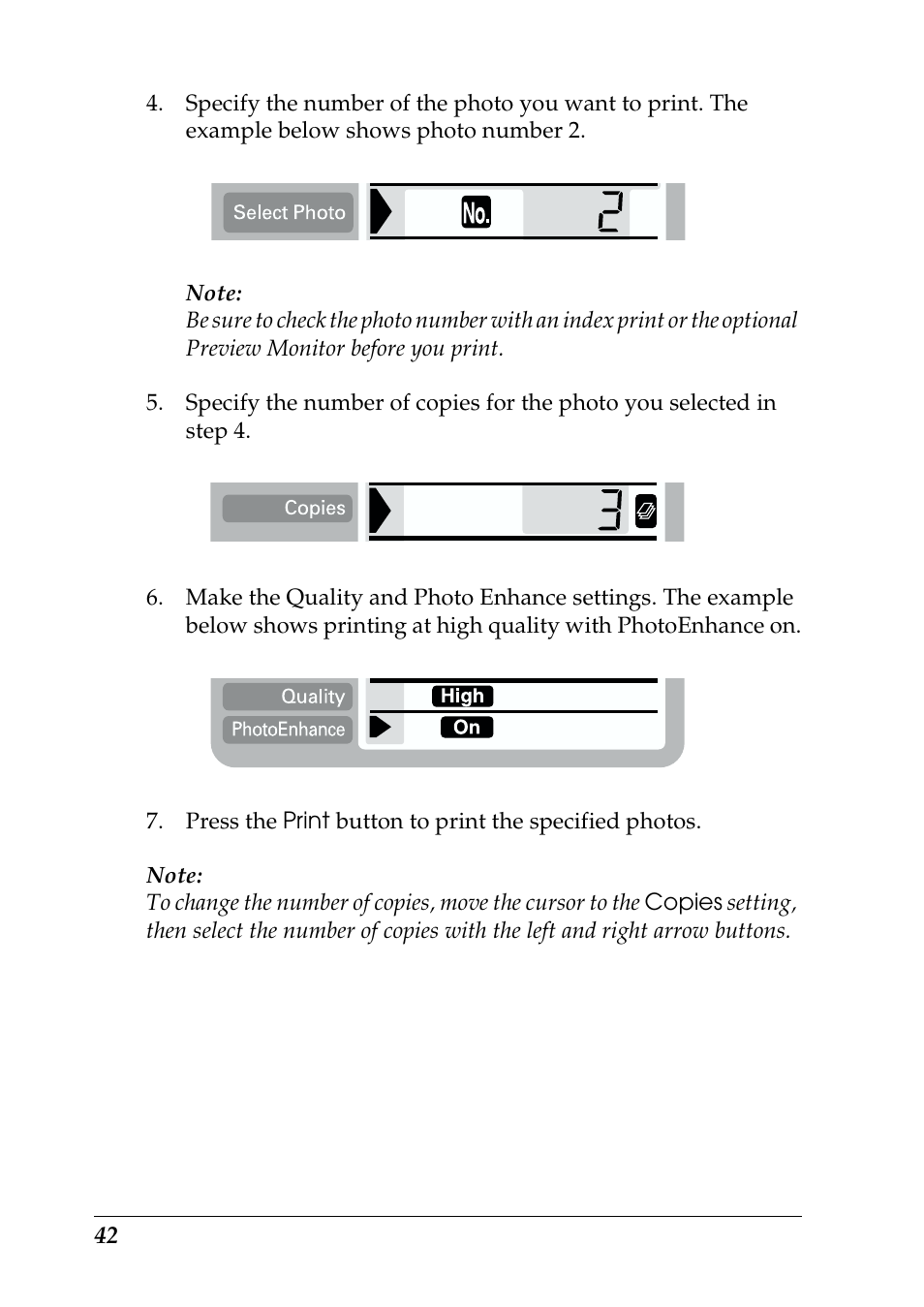 Epson 925 User Manual | Page 48 / 112