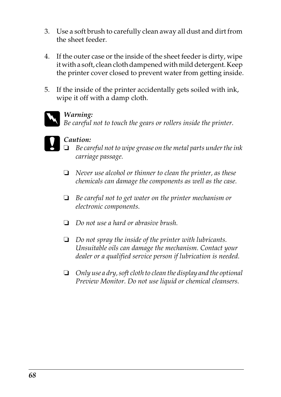 Epson 925 User Manual | Page 74 / 112