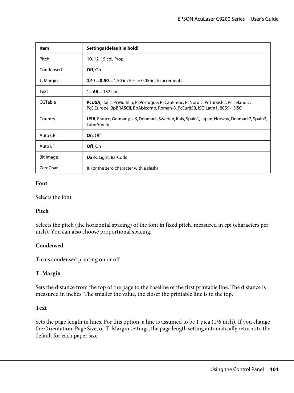 Epson AcuLaser C9200 Series User Manual | Page 101 / 271