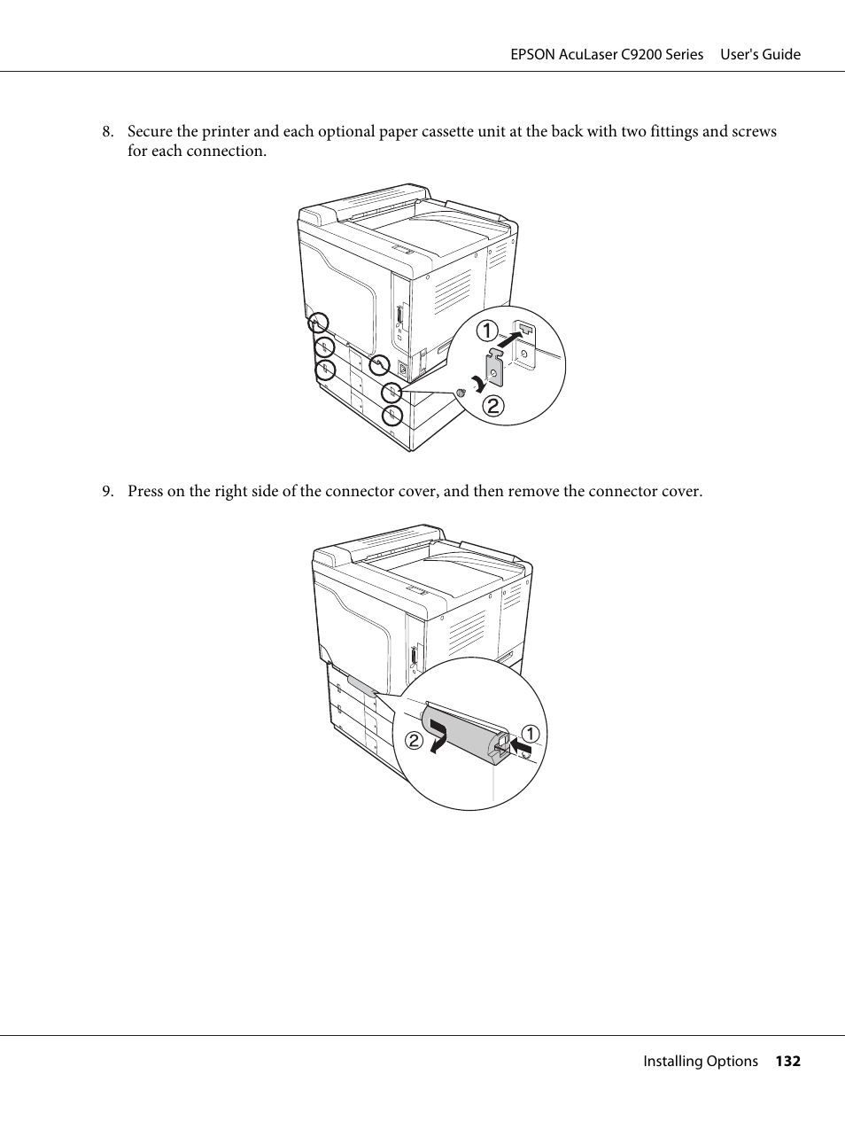 Epson AcuLaser C9200 Series User Manual | Page 132 / 271