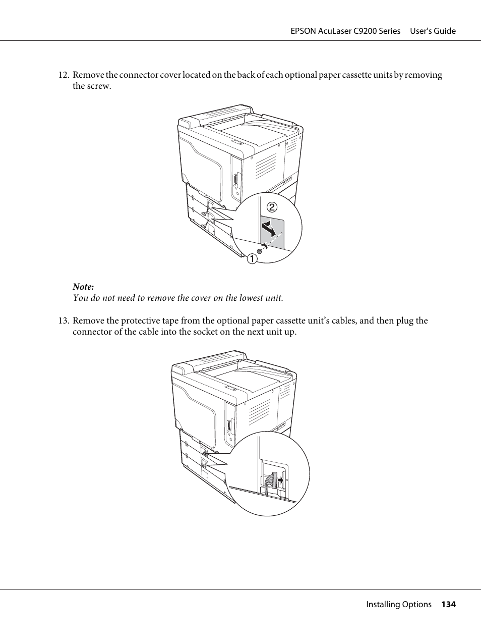 Epson AcuLaser C9200 Series User Manual | Page 134 / 271