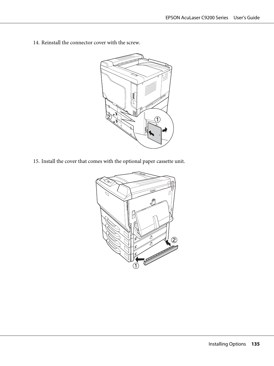 Epson AcuLaser C9200 Series User Manual | Page 135 / 271