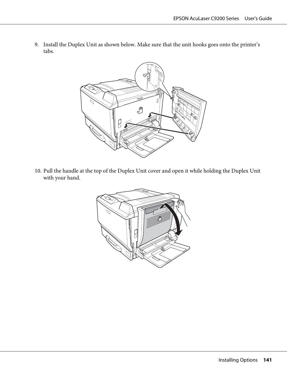 Epson AcuLaser C9200 Series User Manual | Page 141 / 271
