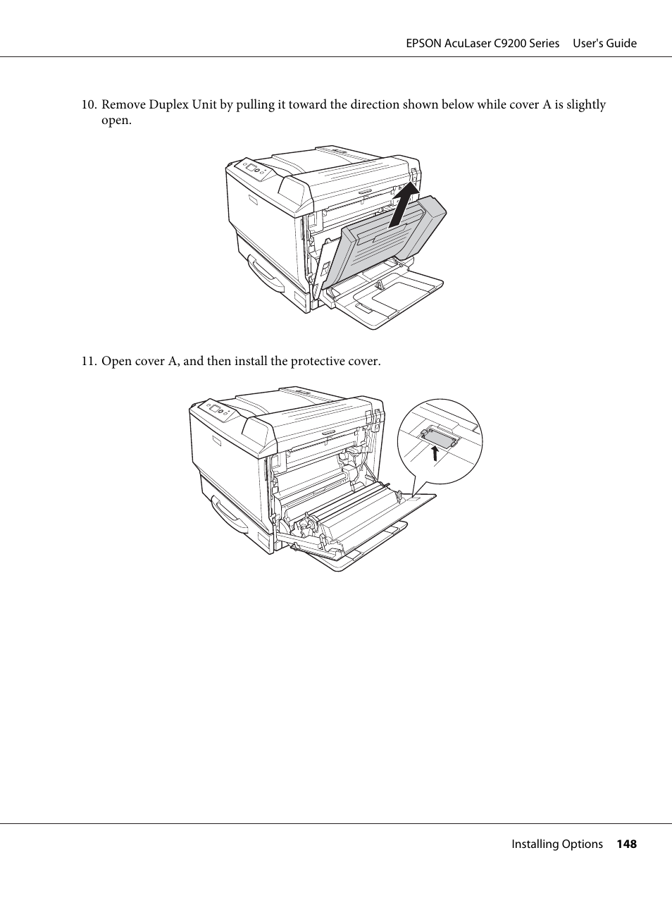 Epson AcuLaser C9200 Series User Manual | Page 148 / 271