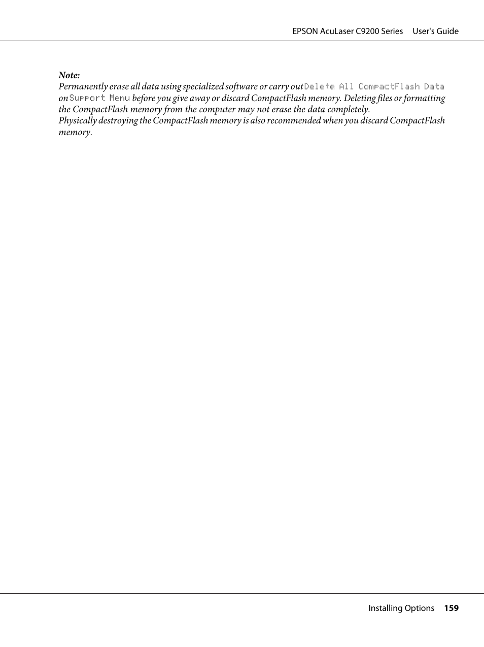 Epson AcuLaser C9200 Series User Manual | Page 159 / 271