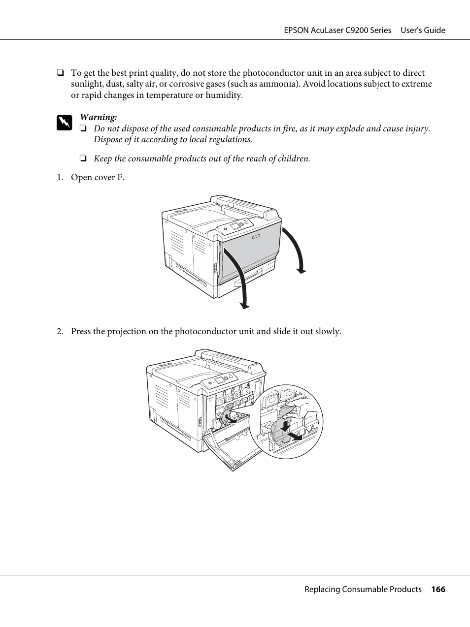 Epson AcuLaser C9200 Series User Manual | Page 166 / 271