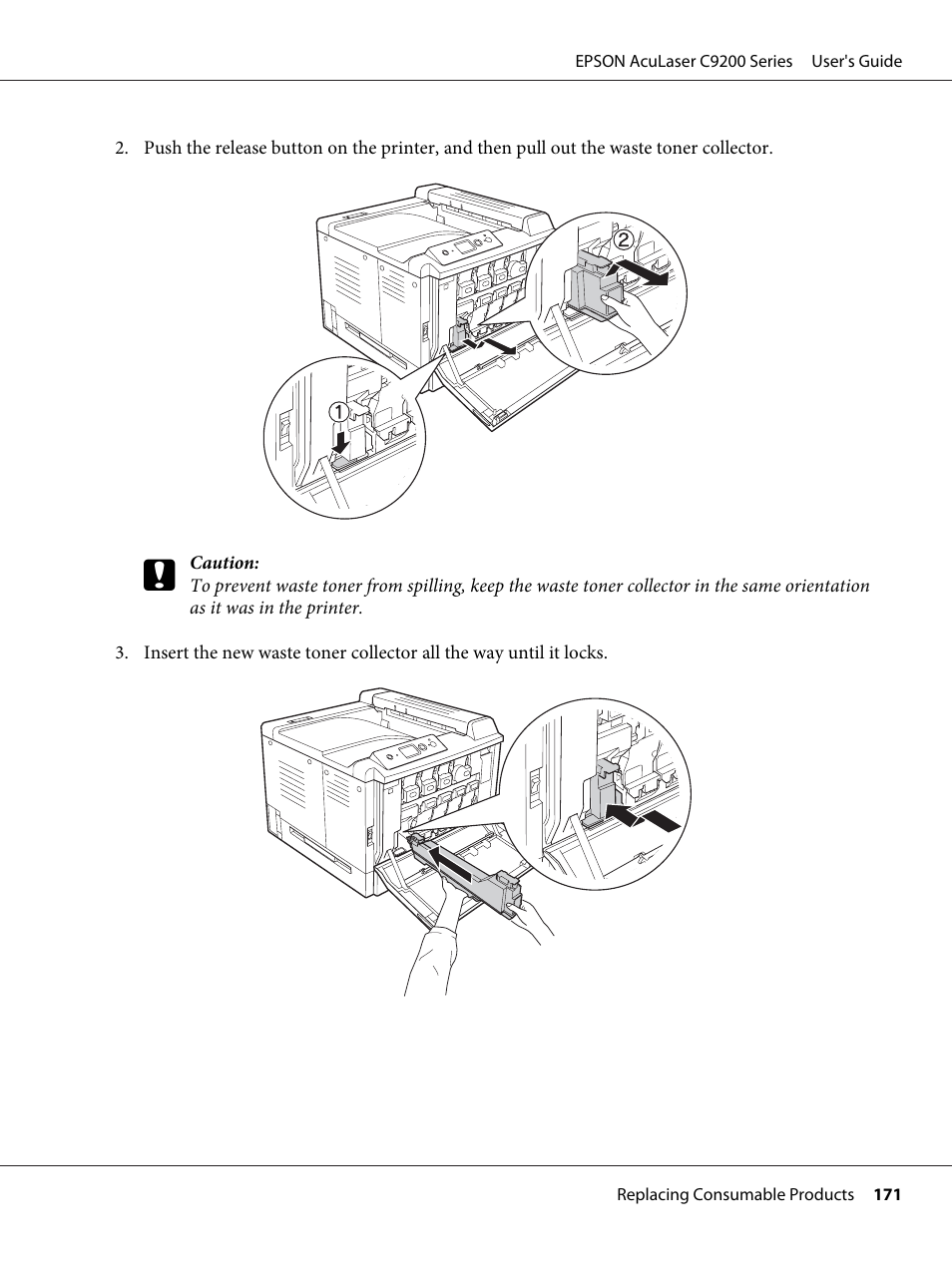 Epson AcuLaser C9200 Series User Manual | Page 171 / 271