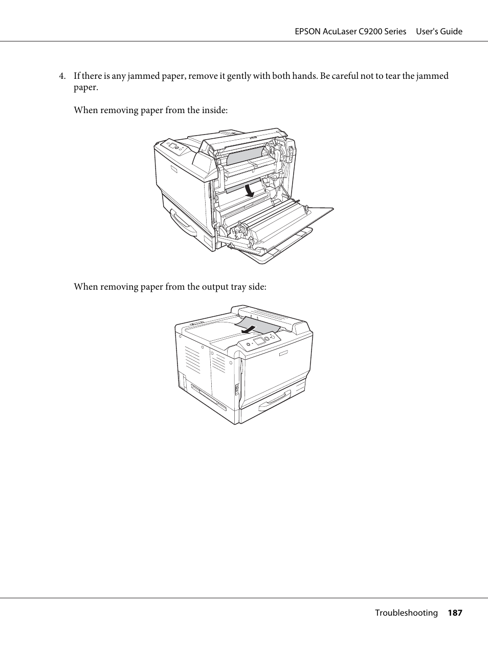 Epson AcuLaser C9200 Series User Manual | Page 187 / 271