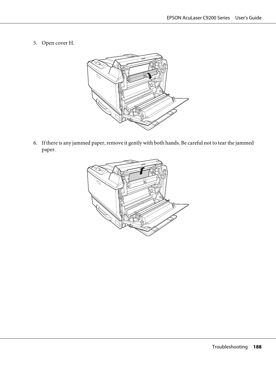 Epson AcuLaser C9200 Series User Manual | Page 188 / 271