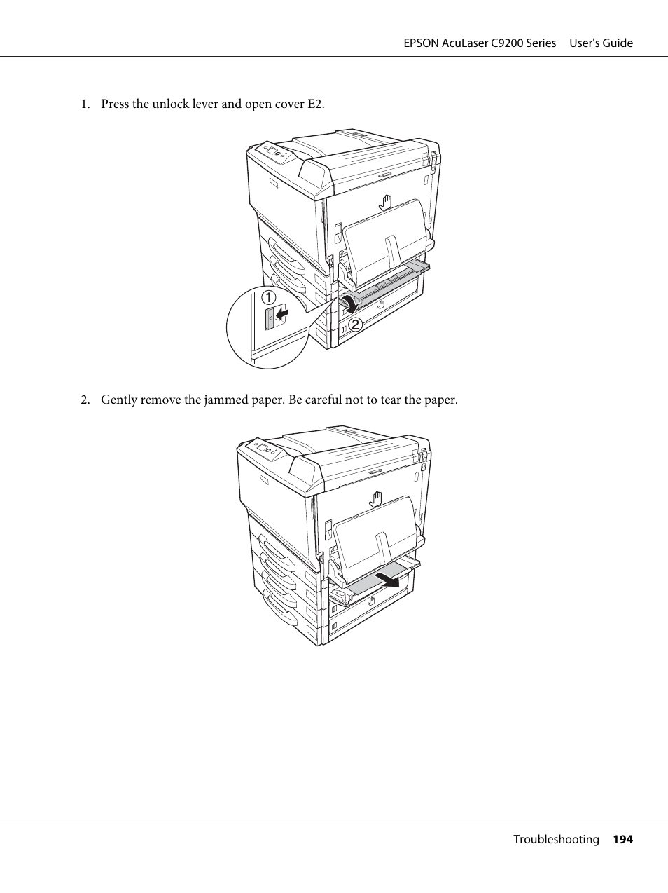 Epson AcuLaser C9200 Series User Manual | Page 194 / 271