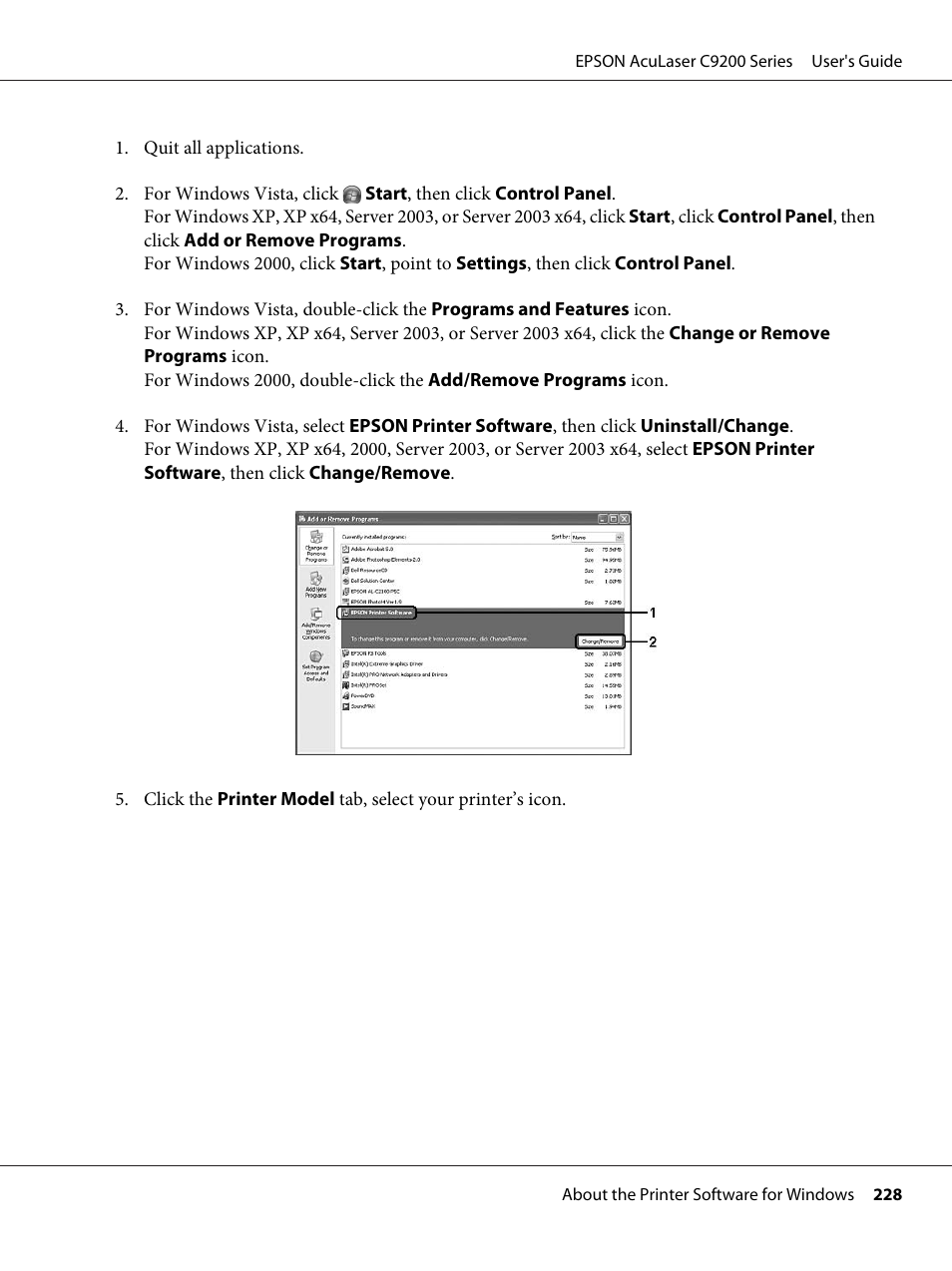 Epson AcuLaser C9200 Series User Manual | Page 228 / 271