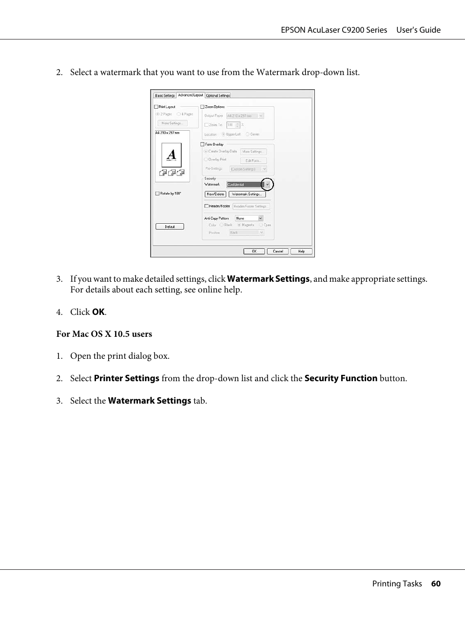 Epson AcuLaser C9200 Series User Manual | Page 60 / 271