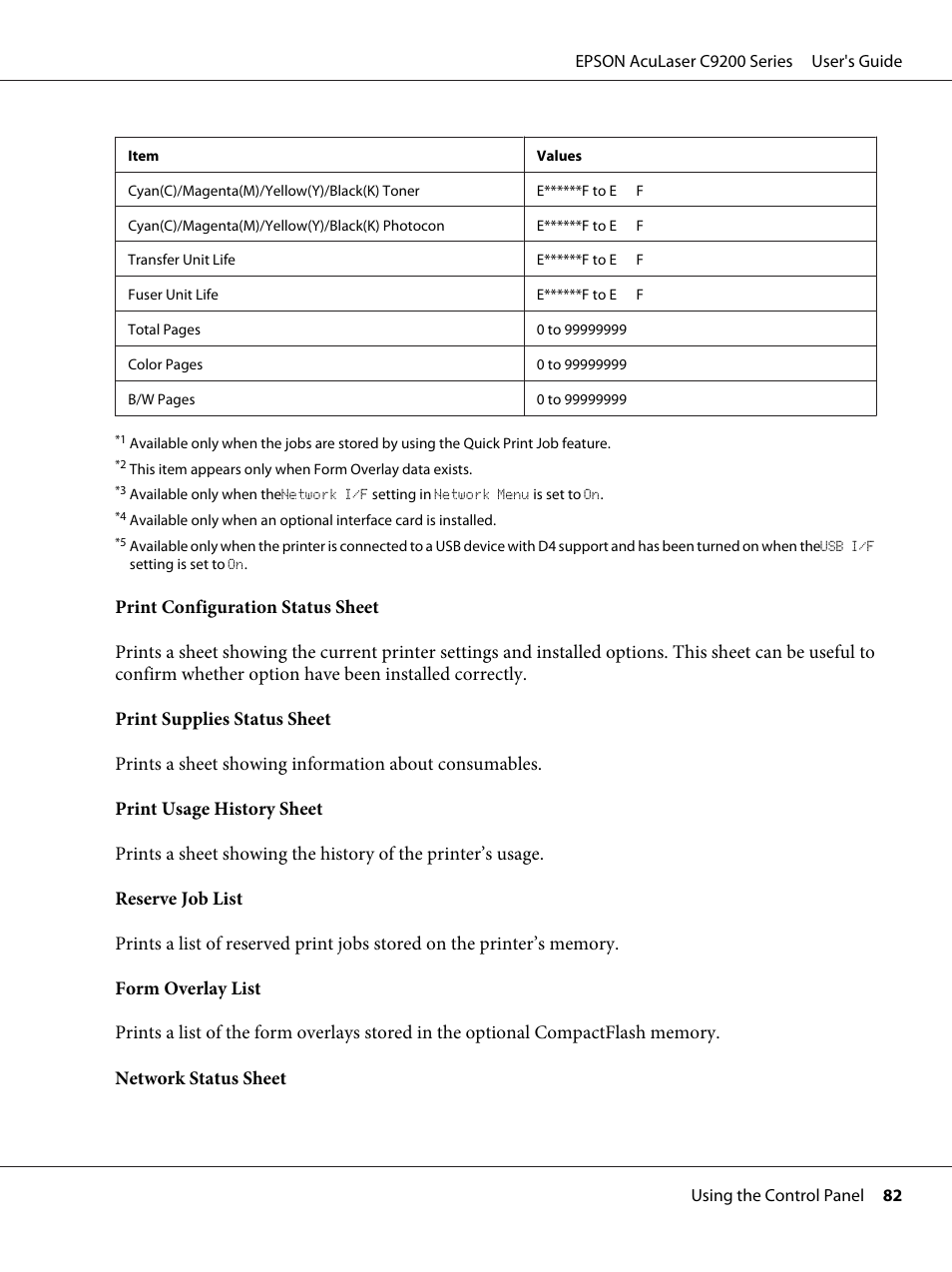 Epson AcuLaser C9200 Series User Manual | Page 82 / 271