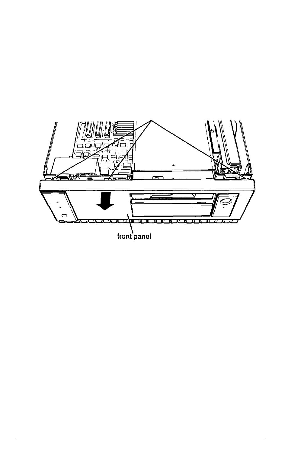 Connecting the hard disk drive cables, B-18 | Epson 3865X Plus User Manual | Page 209 / 337