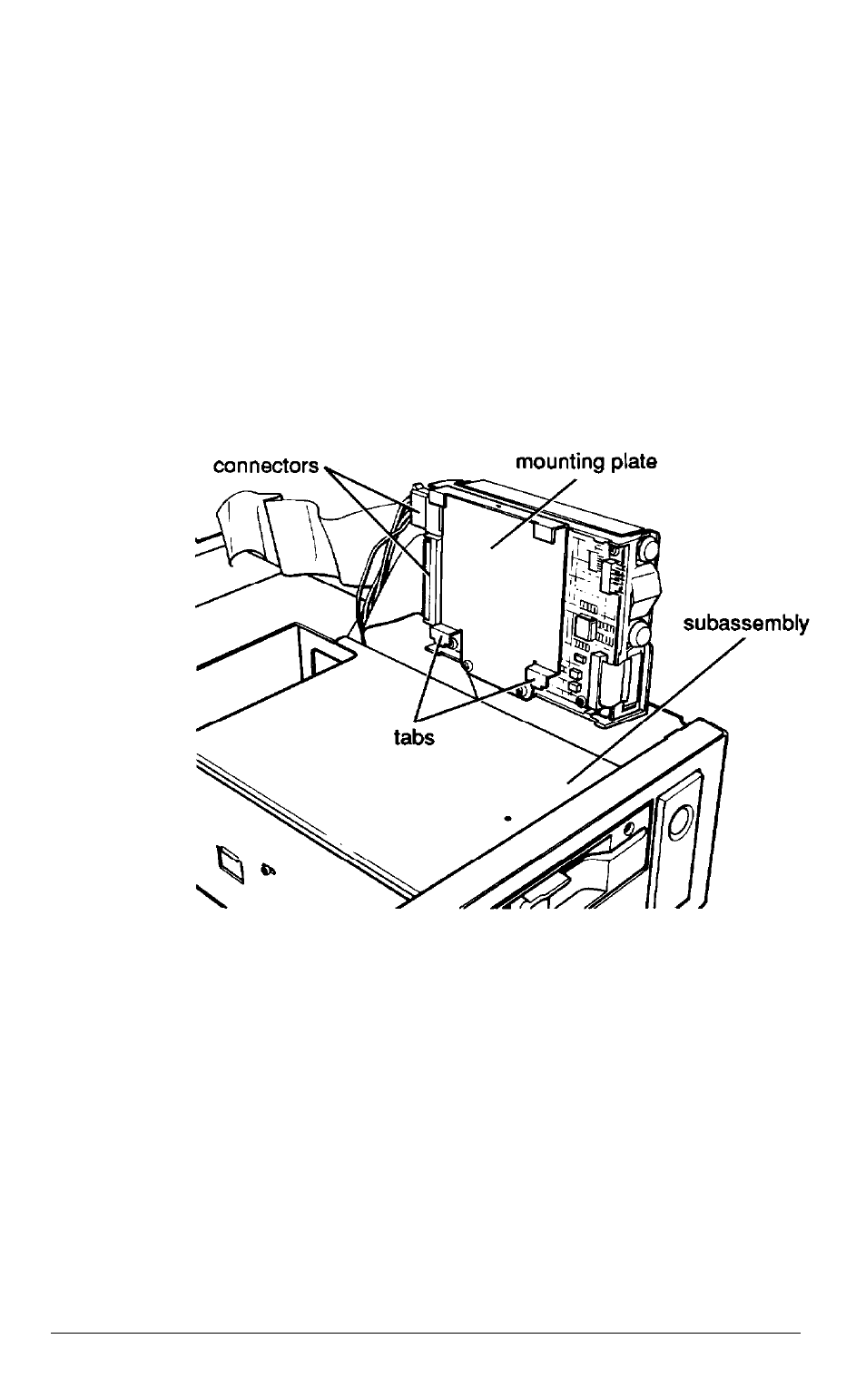 Replacing the drive on the subassembly, B-42 | Epson 3865X Plus User Manual | Page 233 / 337