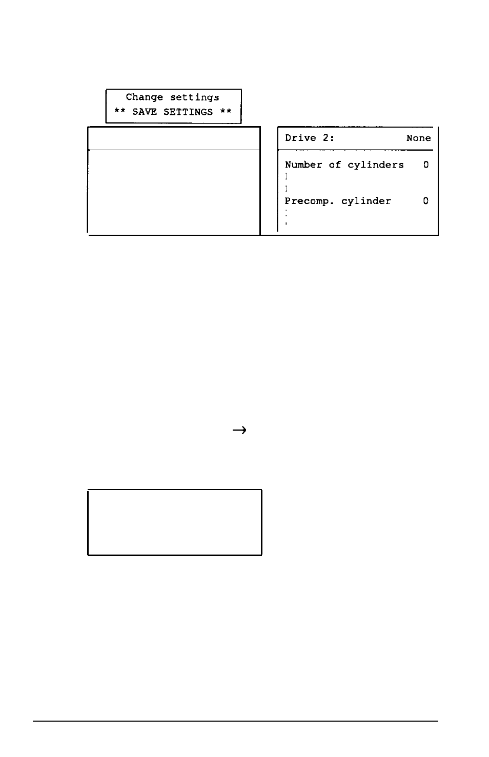 Hard disk drive, Enter. you, Enter | None type 17 user defined | Epson 3865X Plus User Manual | Page 54 / 337