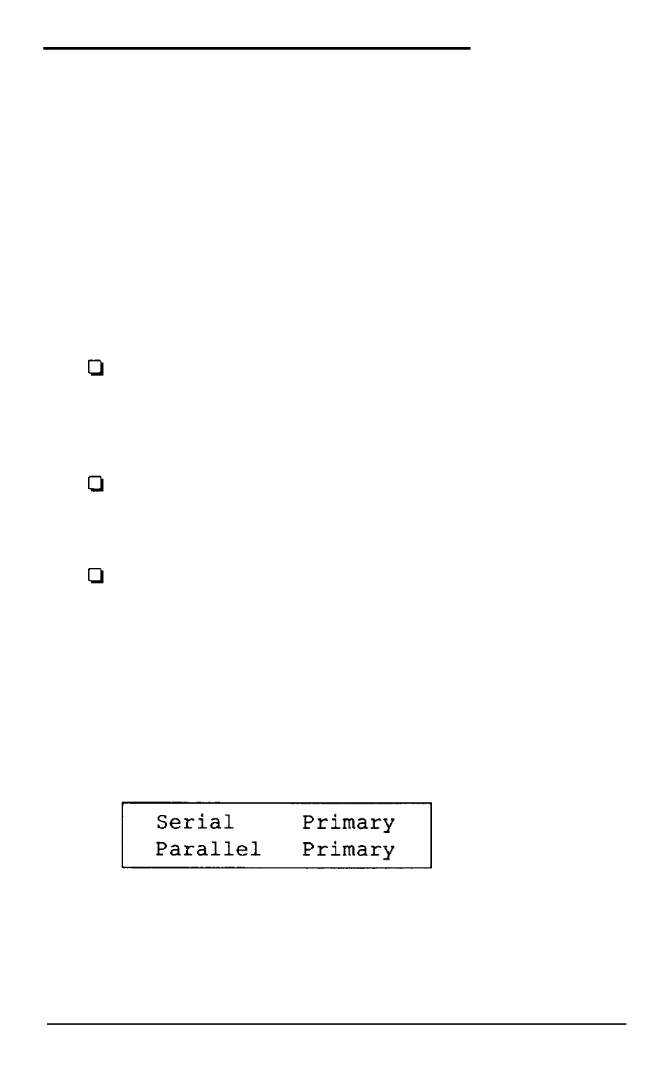 Setting the serial/parallel interfaces | Epson 3865X Plus User Manual | Page 63 / 337