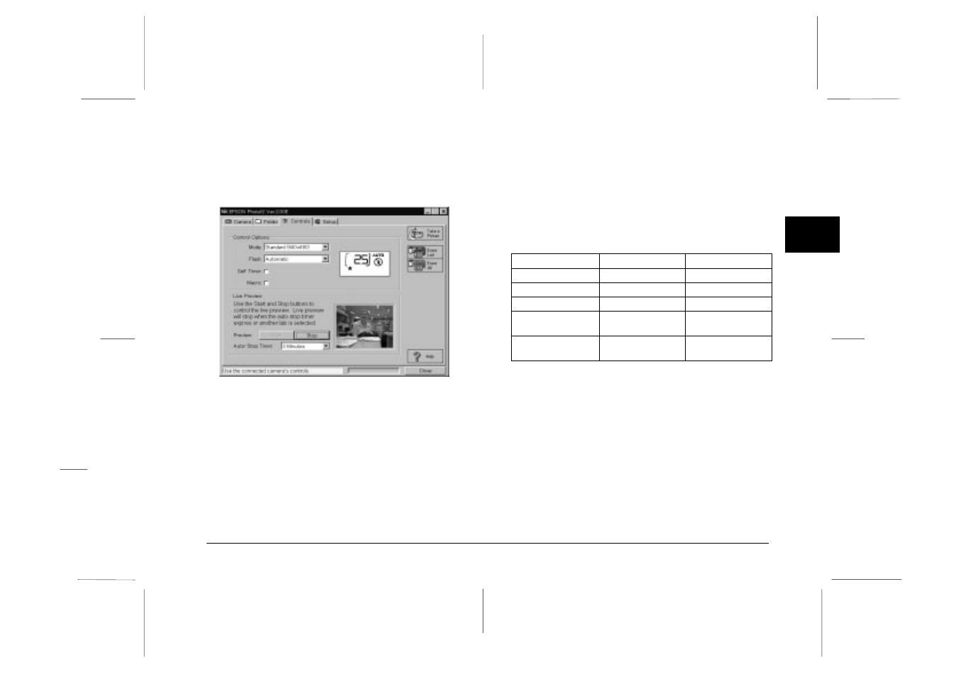 Epson photo!2 rev.c, Controlling the camera from your computer | Epson PC3000Z User Manual | Page 32 / 57