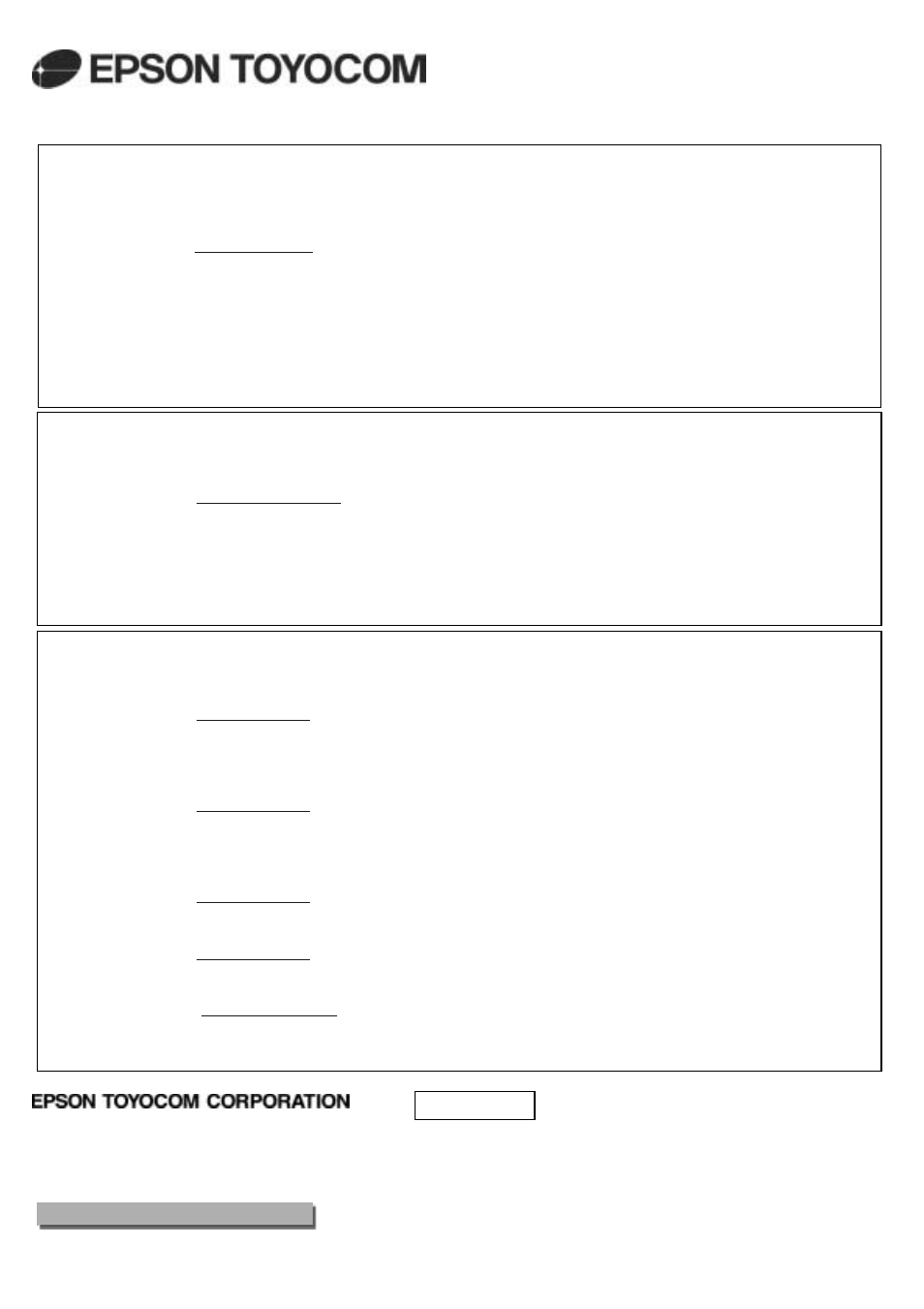 Application manual, Distributor | Epson RX-8564LC User Manual | Page 39 / 39