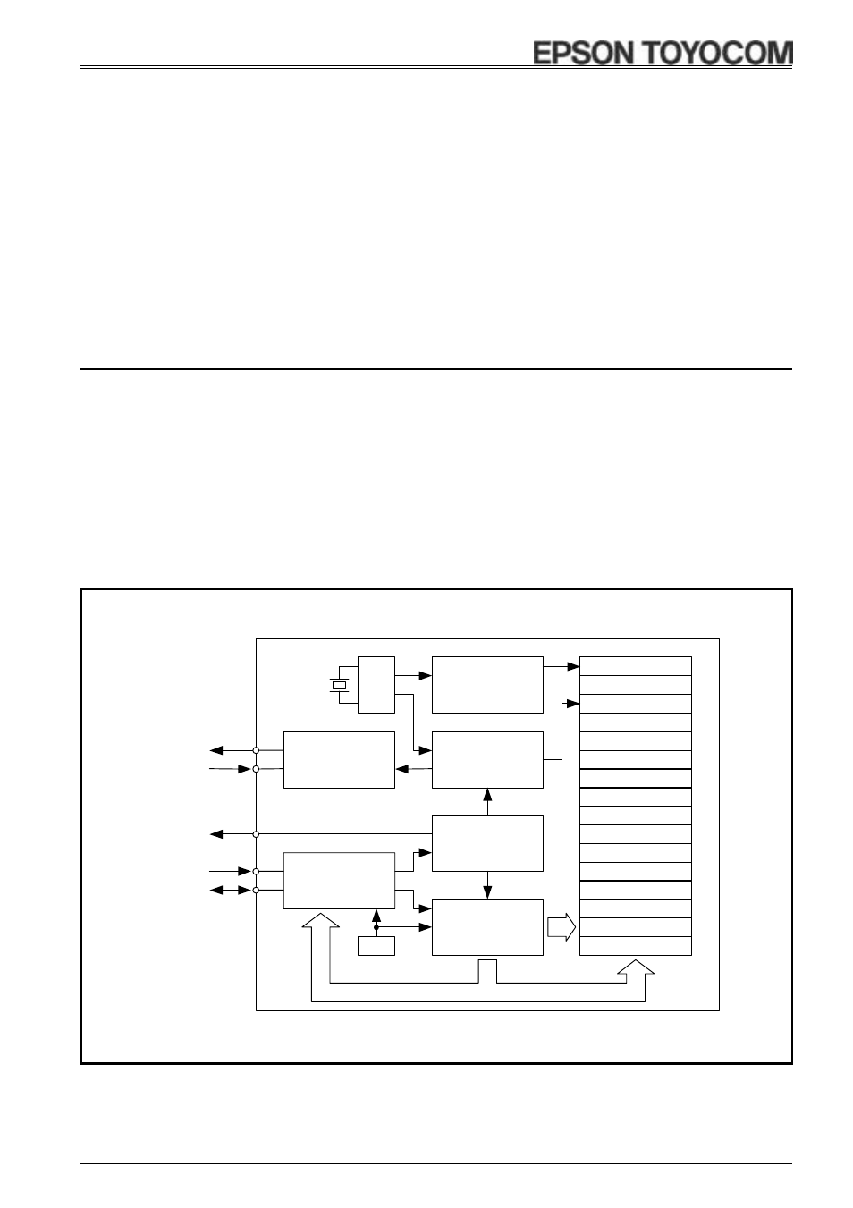 Rx −−−− 8564 lc, Rx − 8564 lc, C-bus interface real time clock module | Overview, Block diagram | Epson RX-8564LC User Manual | Page 4 / 39