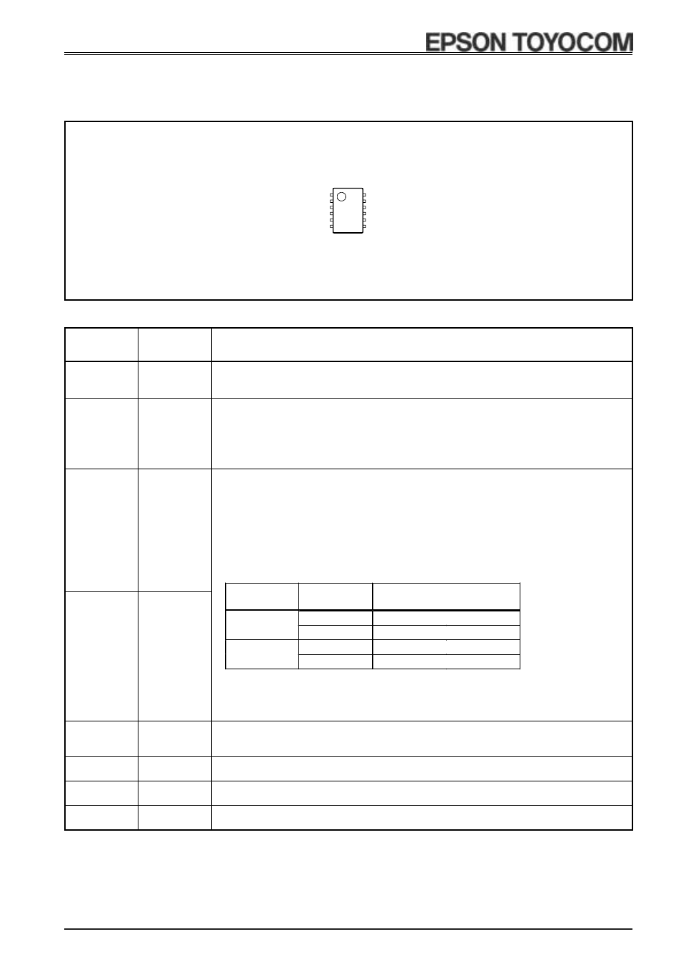 Rx − 8564 lc, Terminal description | Epson RX-8564LC User Manual | Page 5 / 39