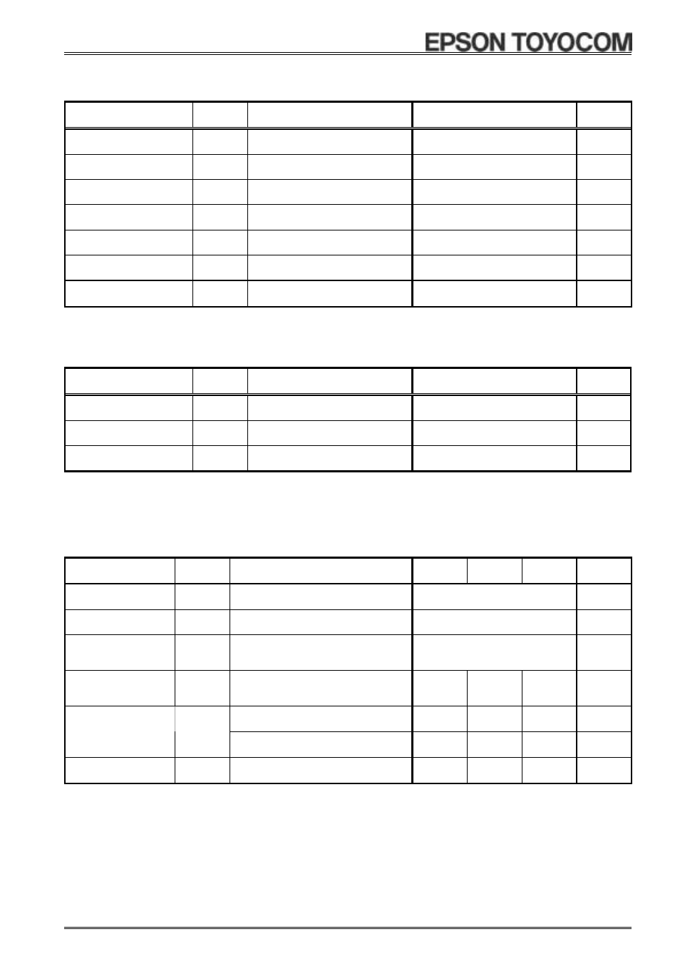 Rx − 8564 lc, Absolute maximum ratings, Recommended operating conditions | Frequency characteristics | Epson RX-8564LC User Manual | Page 7 / 39