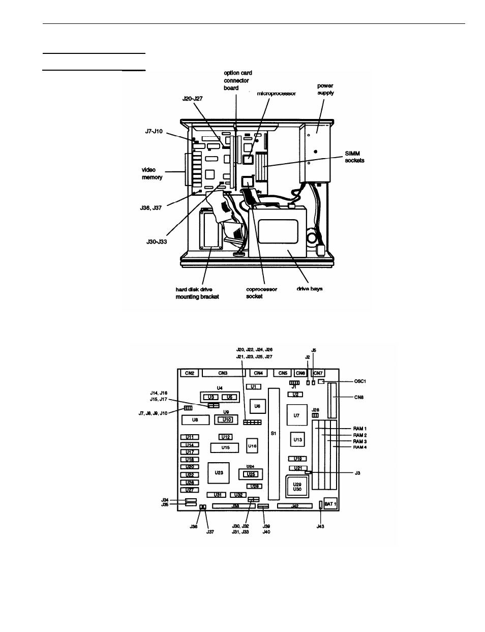Major subassemblies | Epson 4S User Manual | Page 3 / 10
