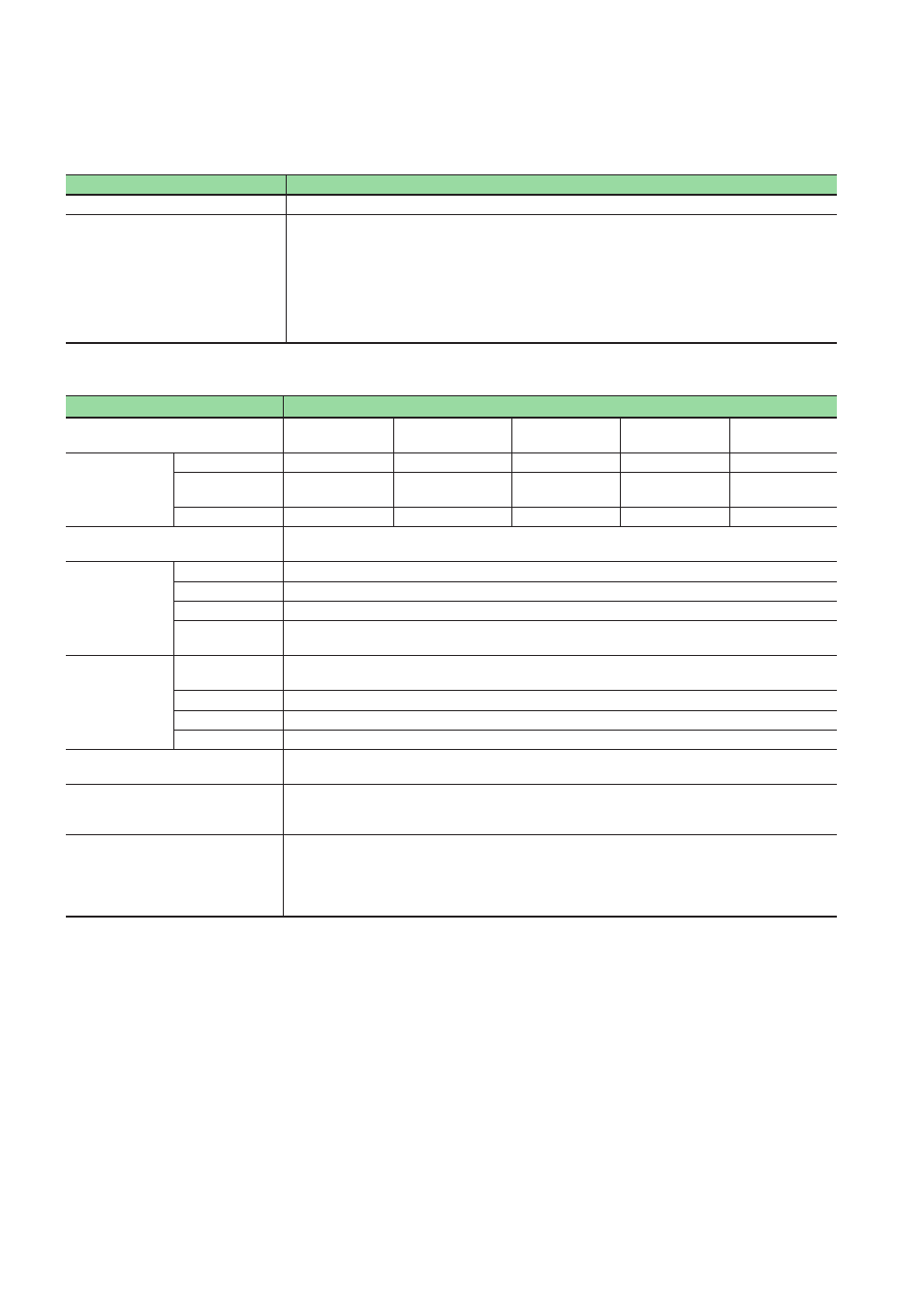 6) drawing environment, 7) display function specifications, 1 specifications | Epson FEH300b User Manual | Page 18 / 46