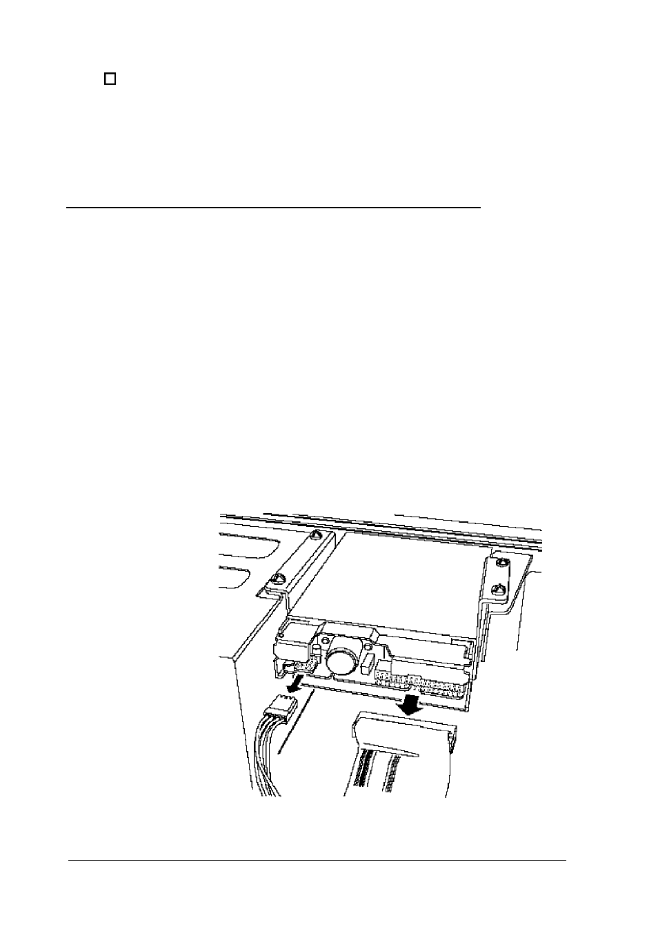 Removing the diskette drive and mounting bracket | Epson 2000 User Manual | Page 63 / 129