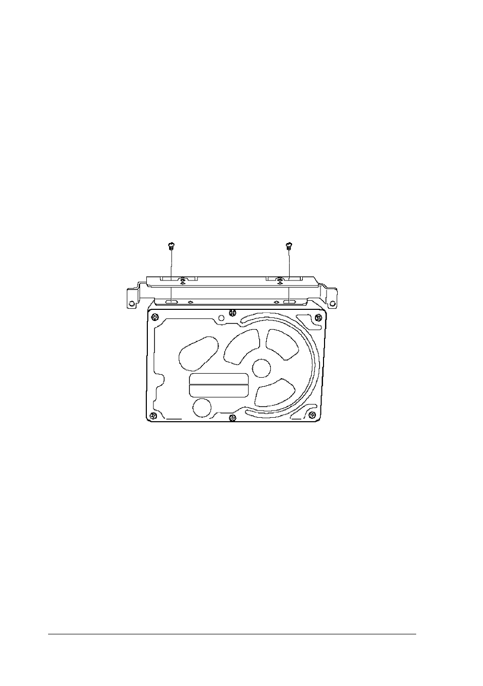 Attaching mounting fames to the drive | Epson 2000 User Manual | Page 77 / 129