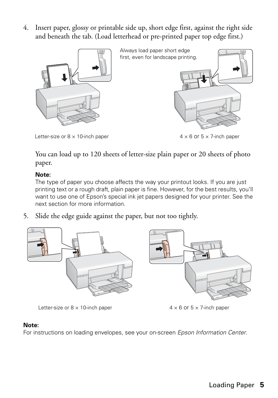 Epson Artisan 50 Series User Manual | Page 5 / 36