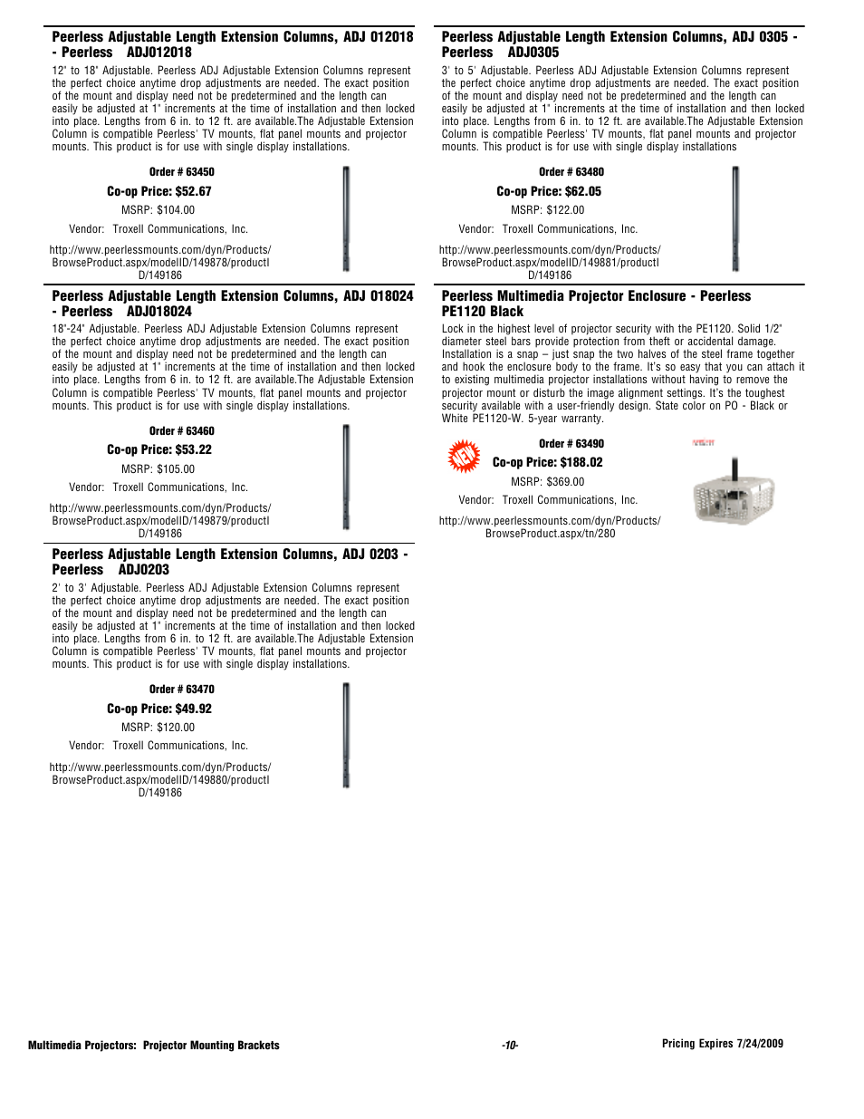 Epson 2200 Lumens User Manual | Page 10 / 10