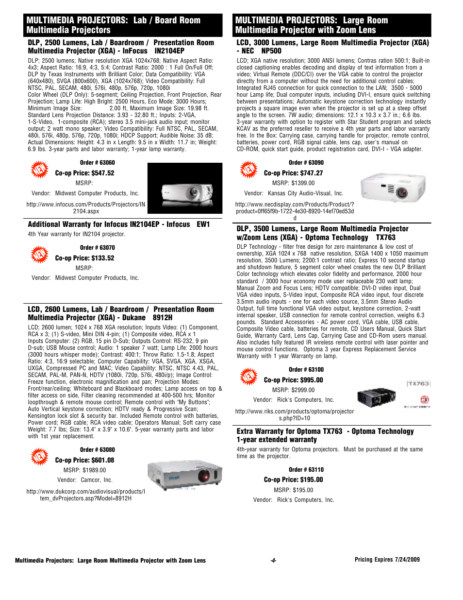 Epson 2200 Lumens User Manual | Page 4 / 10
