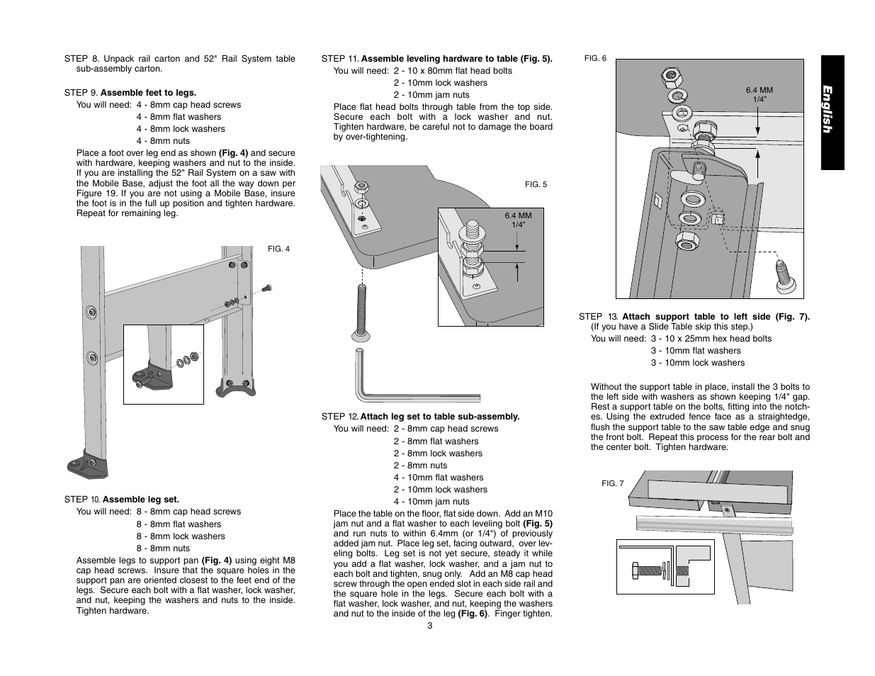 English | Epson DW7464 User Manual | Page 7 / 24