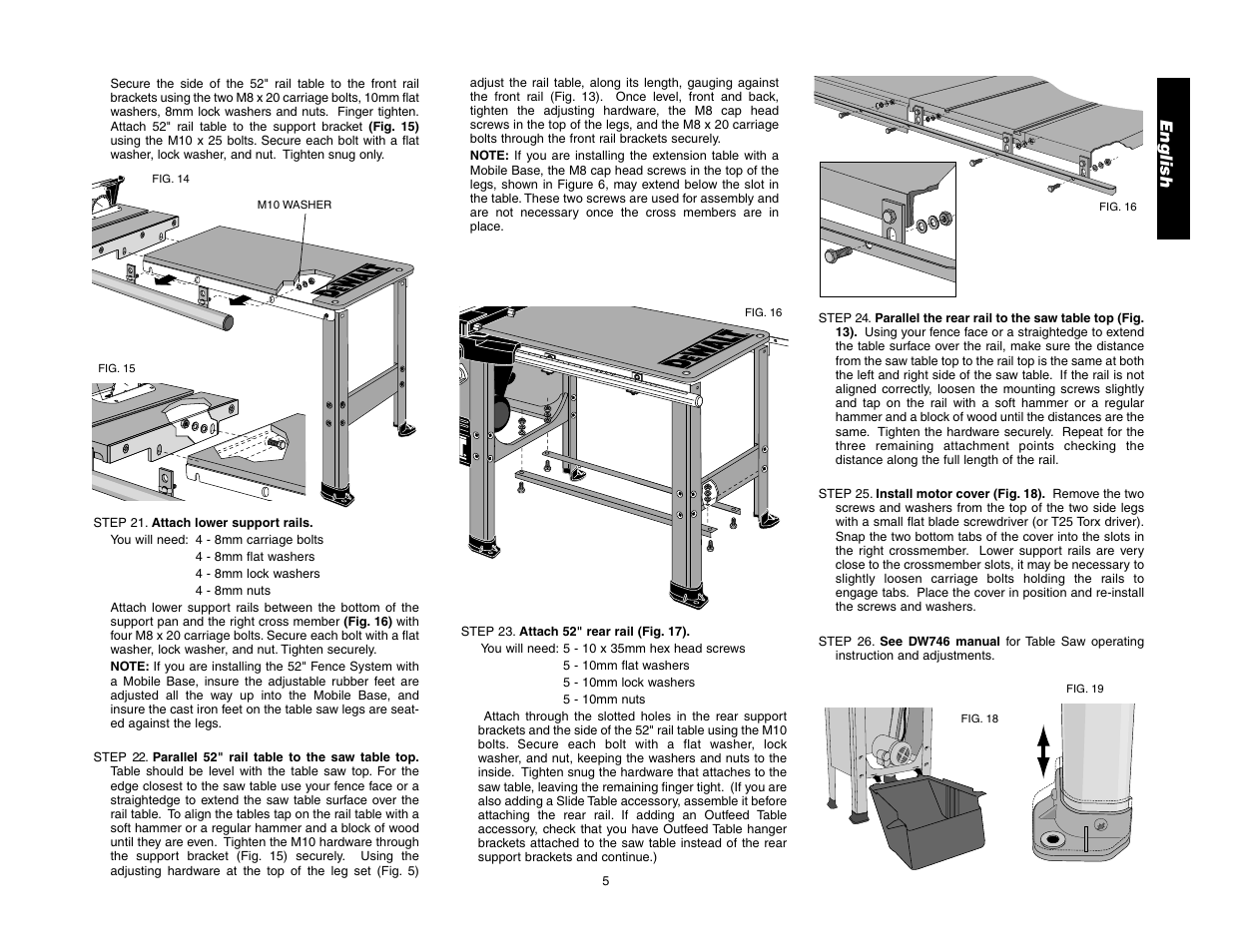 English | Epson DW7464 User Manual | Page 9 / 24