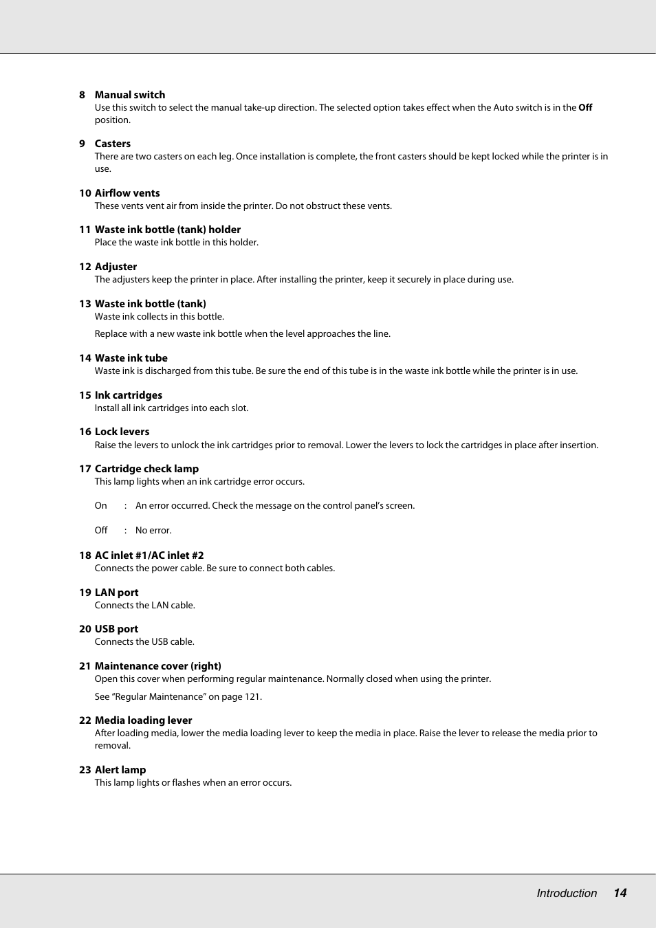 Epson S70670 User Manual | Page 14 / 193